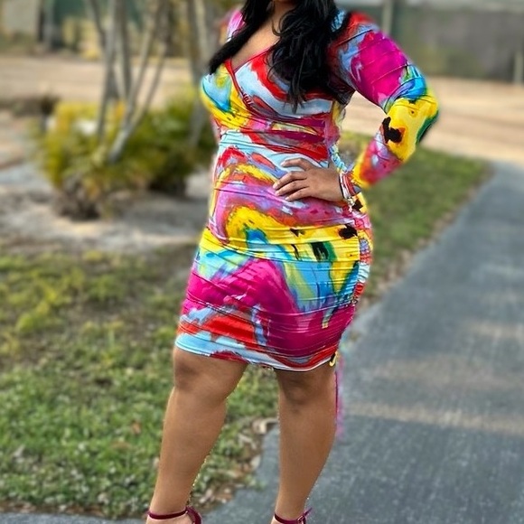 Dresses & Skirts - Vibrant Multicolor Dress